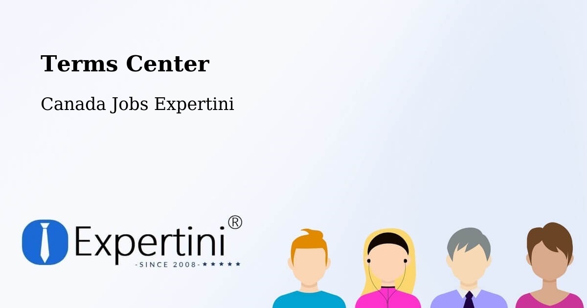 Terms of Service – Saint Basile Le Grand - Canada Jobs Expertini